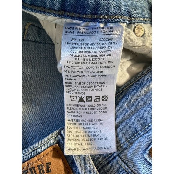 Levi's Levi Strauss Signature High Rise Ankle Straight Jeans Women's Size 18 - Picture 5 of 6